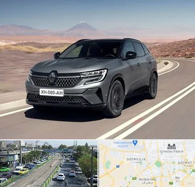 تعمیرگاه رنو در جنوب تهران 