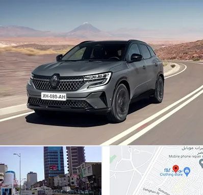 تعمیرگاه رنو در چهارراه طالقانی کرج