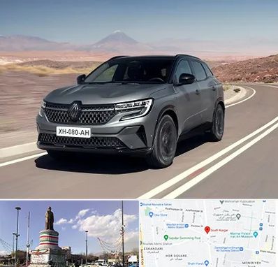 تعمیرگاه رنو در کارگر جنوبی