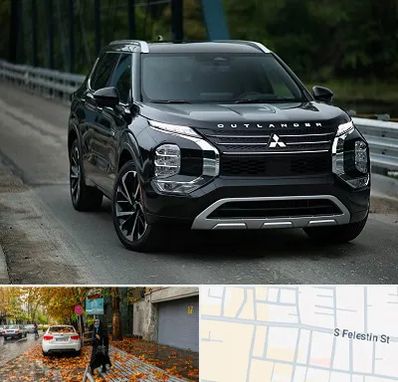 تعمیرگاه میتسوبیشی در خیابان فلسطین