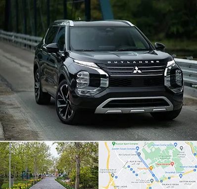 تعمیرگاه میتسوبیشی در قدوسی غربی شیراز