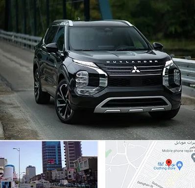 تعمیرگاه میتسوبیشی در چهارراه طالقانی کرج