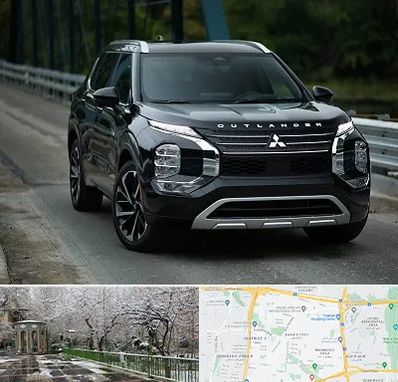 تعمیرگاه میتسوبیشی در باغ فیض