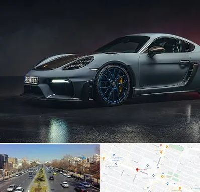 تعمیرگاه پورشه در بلوار معلم مشهد