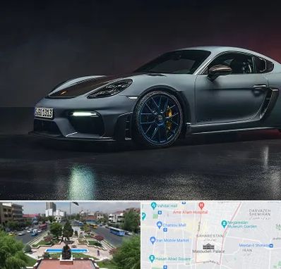 تعمیرگاه پورشه در بهارستان 