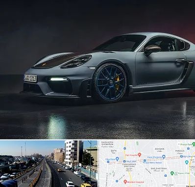 تعمیرگاه پورشه در پیروزی 