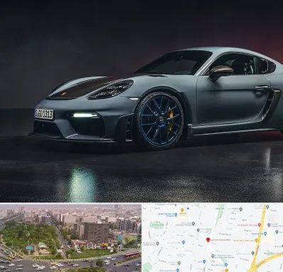 تعمیرگاه پورشه در آیت الله کاشانی