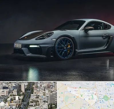 تعمیرگاه پورشه در منطقه 18 تهران