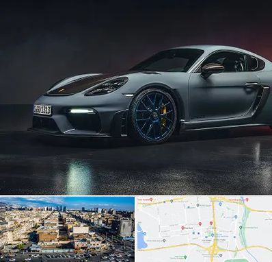 تعمیرگاه پورشه در شهرک راه آهن