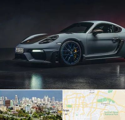 تعمیرگاه پورشه در شرق تهران 