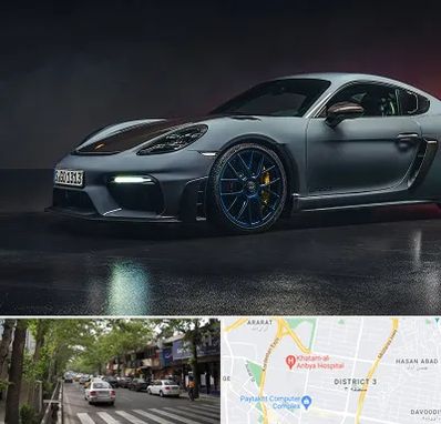 تعمیرگاه پورشه در ظفر 