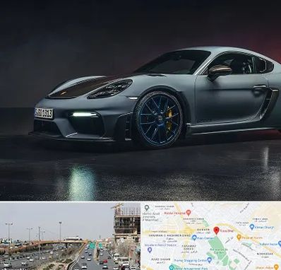 تعمیرگاه پورشه در بلوار توس مشهد