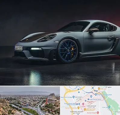 تعمیرگاه پورشه در معالی آباد شیراز