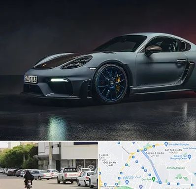 تعمیرگاه پورشه در قدوسی شرقی شیراز