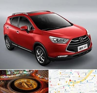 تعمیرگاه جک در میدان ولیعصر