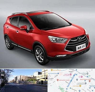 تعمیرگاه جک در خیابان ملاصدرا شیراز