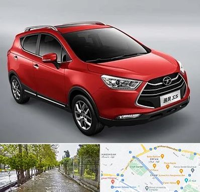 تعمیرگاه جک در خیابان ارم شیراز