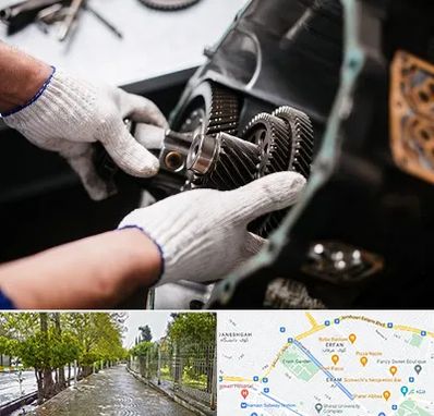 تعمیرگاه گیربکس اتومات در خیابان ارم شیراز