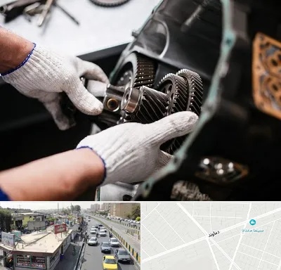 تعمیرگاه گیربکس اتومات در خیابان دماوند