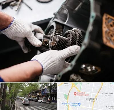 تعمیرگاه گیربکس اتومات در ظفر 