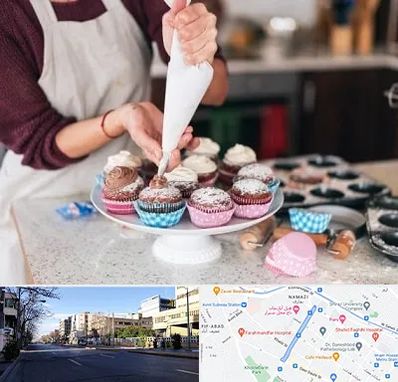 آموزشگاه شیرینی پزی در خیابان ملاصدرا شیراز