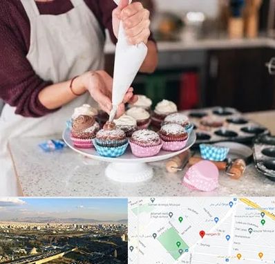 آموزشگاه شیرینی پزی در هنگام