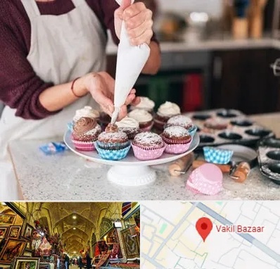 آموزشگاه شیرینی پزی در بازار وکیل شیراز