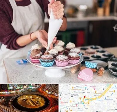 آموزشگاه شیرینی پزی در میدان ولیعصر