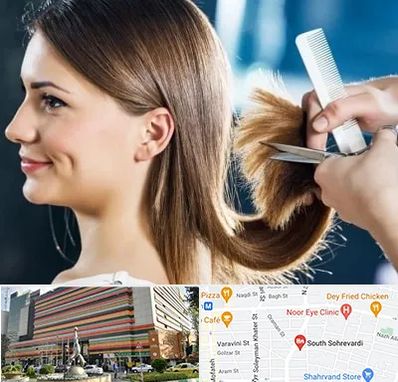 آرایشگاه کوتاهی مو در سهروردی