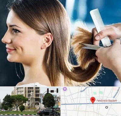 آرایشگاه کوتاهی مو در میدان فردوسی تهران