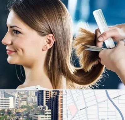 آرایشگاه کوتاهی مو در خیابان بهشتی