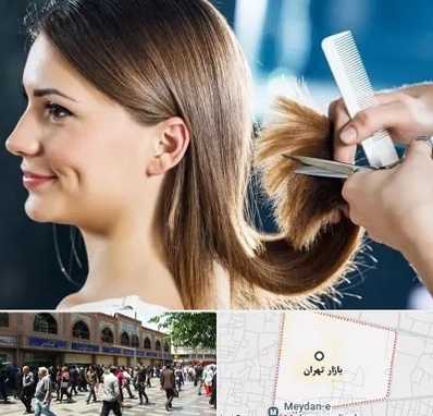 آرایشگاه کوتاهی مو در بازار تهران