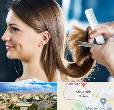 آرایشگاه کوتاهی مو در میانه