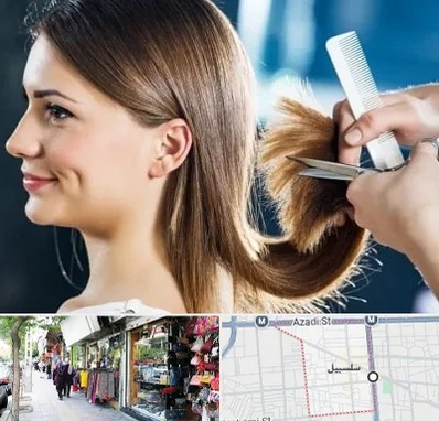 آرایشگاه کوتاهی مو در سلسبیل