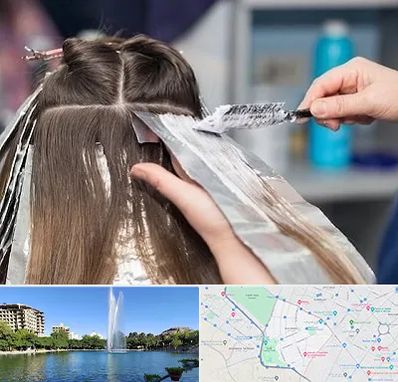 آرایشگاه رنگ مو در کوهسنگی مشهد