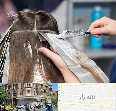 آرایشگاه رنگ مو در لاله زار
