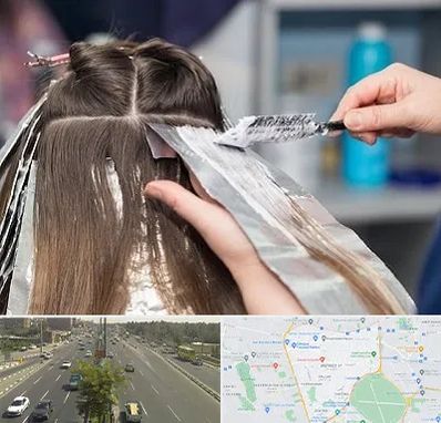 آرایشگاه رنگ مو در منطقه 17 تهران