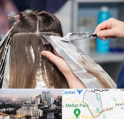 آرایشگاه رنگ مو در الهیه