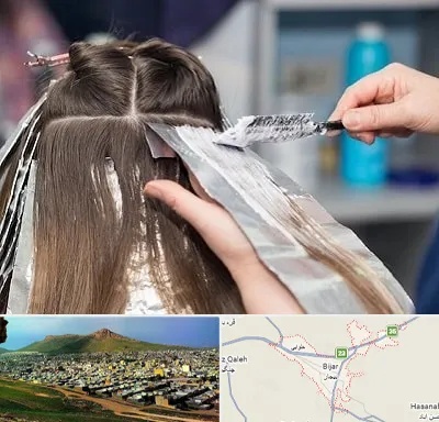 آرایشگاه رنگ مو در بیجار
