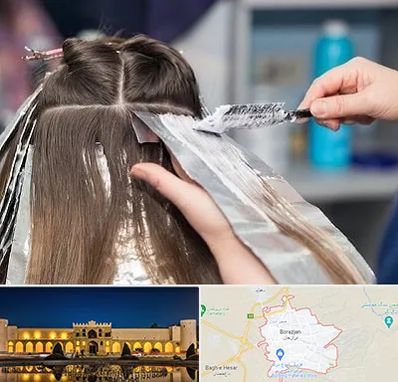 آرایشگاه رنگ مو در برازجان