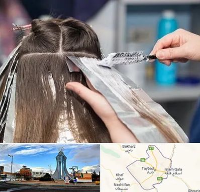 آرایشگاه رنگ مو در تایباد