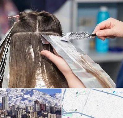 آرایشگاه رنگ مو در ازگل