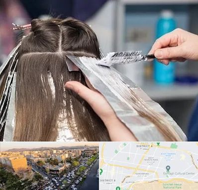 آرایشگاه رنگ مو در تهرانپارس