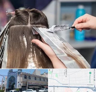 آرایشگاه رنگ مو در بلوار ابوذر