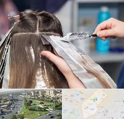 آرایشگاه رنگ مو در کمال شهر کرج