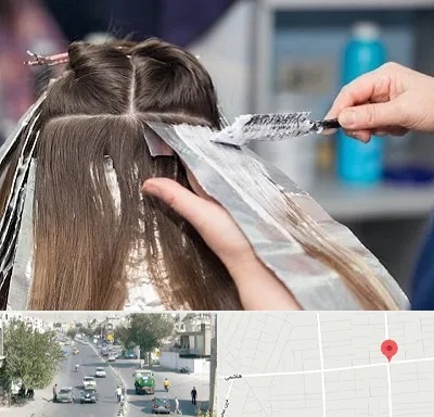 آرایشگاه رنگ مو در هاشمی