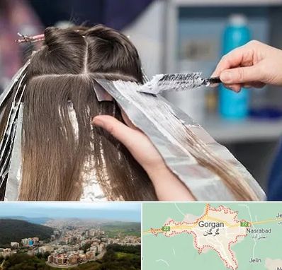 آرایشگاه رنگ مو در گرگان