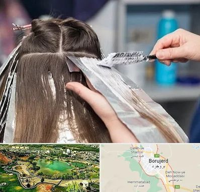 آرایشگاه رنگ مو در بروجرد