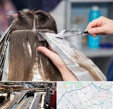 آرایشگاه رنگ مو در ستارخان شیراز