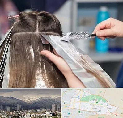 آرایشگاه رنگ مو در منطقه 4 تهران